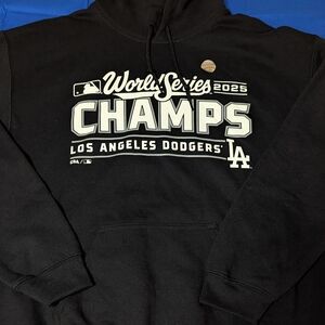 2025 World Series Champs Hoodie - LA Dodgers (Back-to-Back Titles!) - Size M